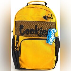 New in Package Cookies Yellow Front-Pocket Backpack
